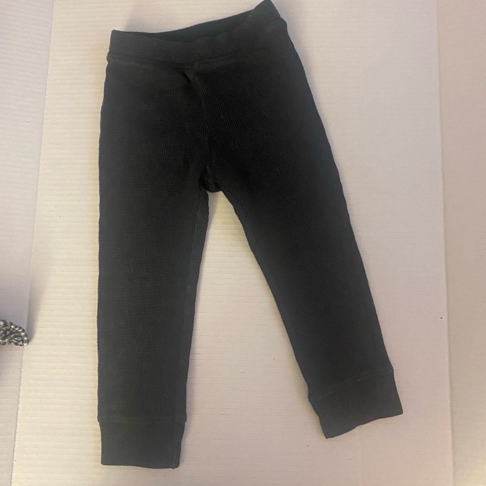 Old Navy Kids Charcoal Ribbed Leggings 3T GUC